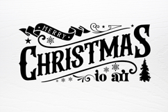 Vintage Christmas Sign SVG Product Image 3