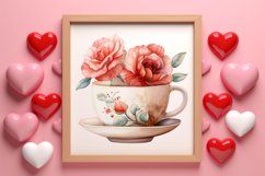 Watercolor Valentines Day Clipart, Christmas Clipart Product Image 3