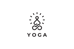 Yoga Meditation Logo Design Vector Template Product Image 3