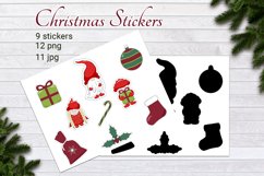 Christmas Printable Stickers. Christmas sticker bundle. Product Image 3