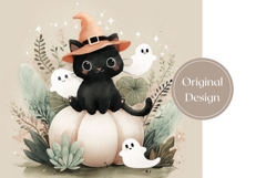 Cartoon Halloween Tumbler Wrap, Halloween Ghost Tumbler Product Image 3