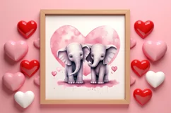 Valentines Day Animal Couple Clipart, Valentine Couple Product Image 3