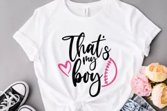 This is my boy Baseball Mom svg, Baseball shirt svg, Basebal Product Image 2