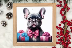 Parisian Christmas Clipart, Parisian Christmas Sublimation Product Image 3