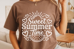 Sweet Summer Time Svg, Summer Vibes Svg, Beach Vacation Svg. Product Image 4