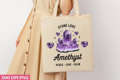 Stone Love Amethyst PNG, Crystal Sublimation PNG Product Image 3