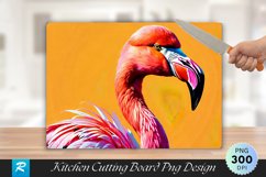 Greater Flamingo Cutting Board Sublimation Design Product Image 1
