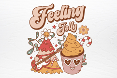 Retro Groovy Christmas SVG Product Image 3