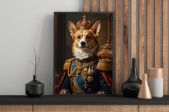 Royal Dogs King Portrait Wallart Product Image 3