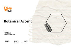 Botanical Accent Frame Product Image 1