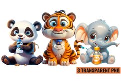 Baby Animal Sublimation Clipart Product Image 1