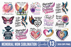 Memorial Mom Bundle PNG Product Image 1
