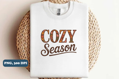 Cozy Season Png sublimation design, PNG Product Image 3