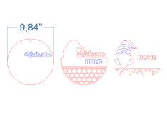 Gnome Welcome SVG laser cut files for Glowforge Product Image 3