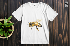 Watercolor Honey Bee Clipart Sublimation PNG Product Image 3