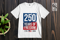 250 Years Of Freedom Sublimation Clipart PNG Product Image 3