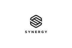 Synergy - Letter S Hexagon Logo Template Product Image 3