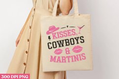 Kisses, Cowboys &amp; Martinis PNG, Western Valentine Sublimatio Product Image 3