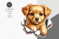 Dog clipart, Puppy dog, Dog sublimation Product Image 1