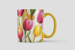 Bright Tulip Floral Digital Paper Product Image 3