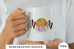 Basketball Mom Sublimation Design png Product Image 3