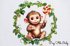 Lollipop Animals Clipart PNG Product Image 1