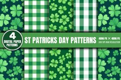 St Patricks Day Green Shamrock Bundle PNG Product Image 4