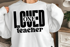 One loved teacher SVG Product Image 3