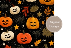Cartoon Halloween Pumpkin Tumbler, Fall Tumbler Design Product Image 3