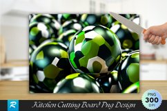 3D Camouflage Balls Cutting Board Sublimation Design Product Image 1