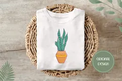 Hand Drawn House Plant Illustration, Cartoon House Plant Product Image 3