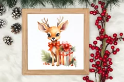 Christmas Farm Animals Clipart, Christmas PNG Product Image 3