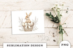 Watercolor Easter Bunny png Product Image 3