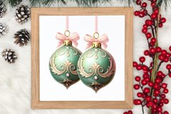 Pastel Christmas Shublimation Clipart, Pastel Christmas Clip Product Image 3