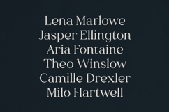 Vurnia Elegant Serif Font Product Image 3