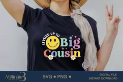 Leveled Up To Big Brother Svg,Leveled Up To Big Cousin Product Image 3