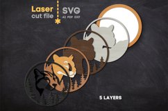 Puma SVG laser cut file for Glowforge Product Image 3
