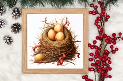 Watercolor Christmas Farm Clipart Product Image 3