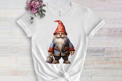Christmas Santa Gnome Clipart Sublimation, Christmas PNG Product Image 3