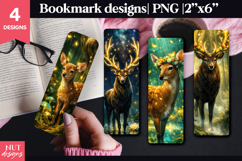 Fairy Deer Bookmark PNG celestial forest magical bookmark Product Image 1
