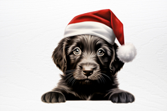 Christmas Peeking Dogs Clipart PNG Product Image 3