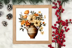 Christmas Antique Vases Clipart, Christmas Clipart Product Image 3