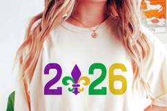 2026 Mardi Gras SVG | Fat Tuesday PNG | Mardi Gras T-Shirt Product Image 3
