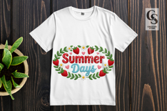 Let’s Jam Strawberry Summer Clipart PNG Sublimation Product Image 3