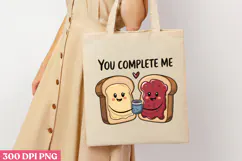 You Complete me PNG, Valentine Sublimation PNG Product Image 3