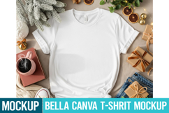 Bella Canvas White Blank t-Shirt Mockup |Blank mockup JPG Product Image 3