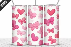 Lovely Hearts Tumbler Design | Valentine's Day Tumbler Wrap Product Image 4