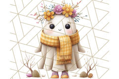 Cottagecore Halloween Clipart Cozy PNG, Autumn Fall Png Product Image 3