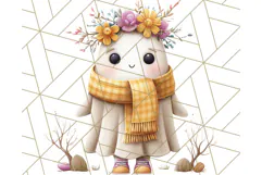 Cottagecore Halloween Clipart Cozy PNG, Autumn Fall Png Product Image 3