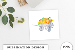 Watercolor Harvest Pumpkins composition png Product Image 3